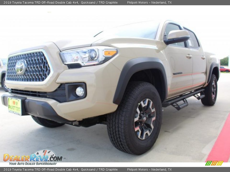 2019 Toyota Tacoma TRD Off-Road Double Cab 4x4 Quicksand / TRD Graphite Photo #4