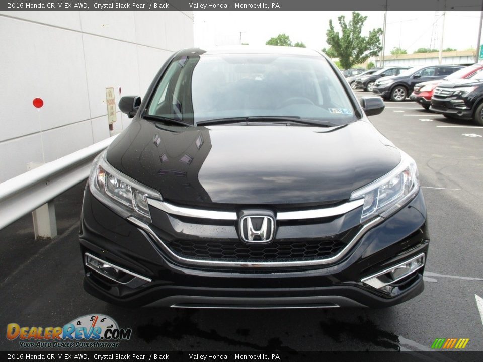 2016 Honda CR-V EX AWD Crystal Black Pearl / Black Photo #8