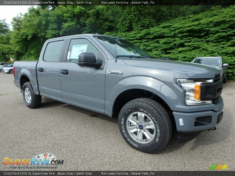 2019 Ford F150 XL SuperCrew 4x4 Abyss Gray / Earth Gray Photo #8