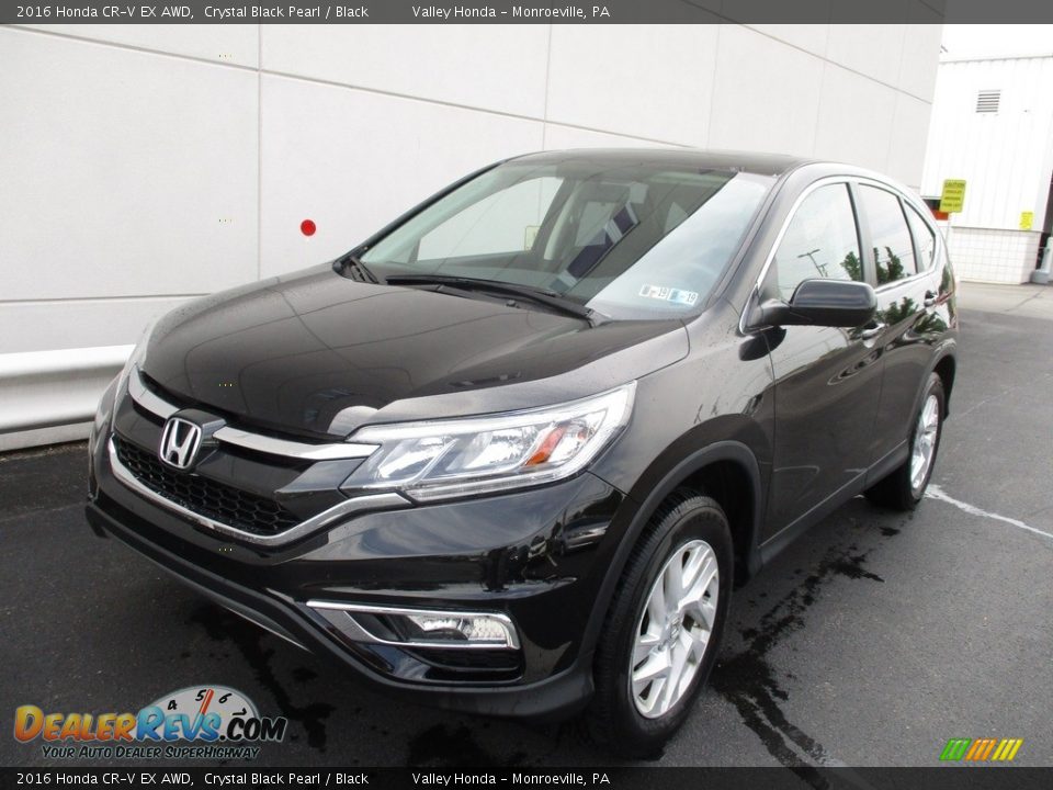 2016 Honda CR-V EX AWD Crystal Black Pearl / Black Photo #9