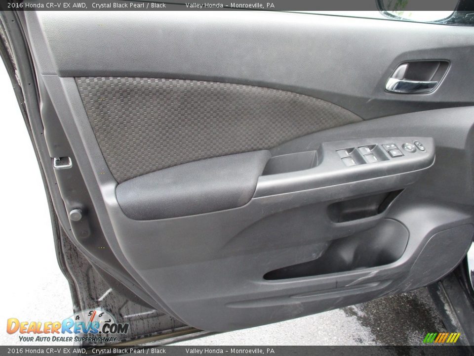 2016 Honda CR-V EX AWD Crystal Black Pearl / Black Photo #10