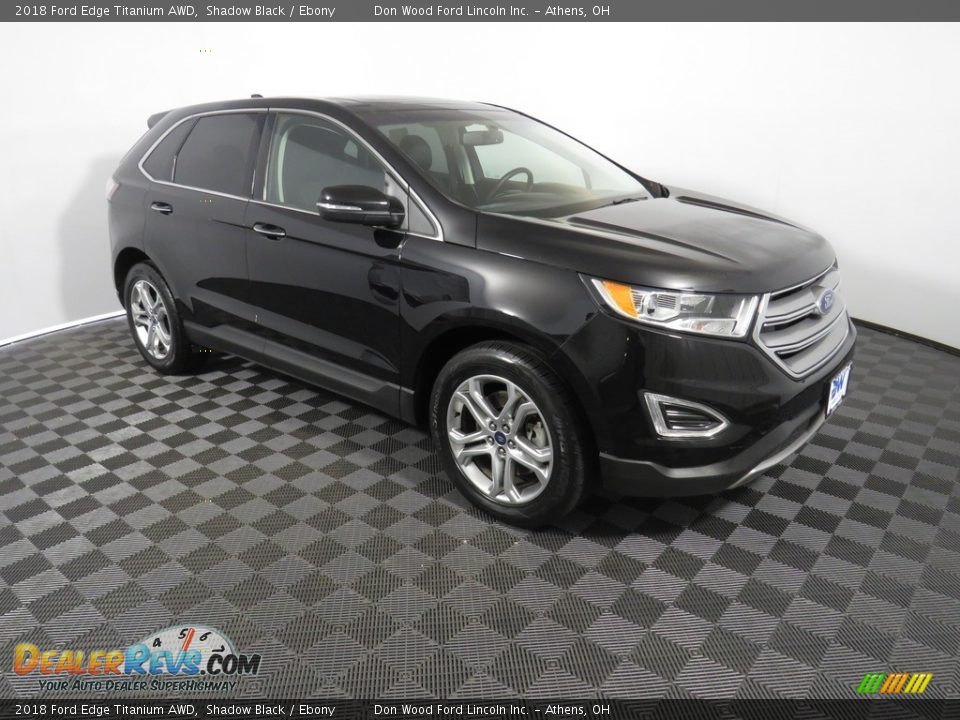 2018 Ford Edge Titanium AWD Shadow Black / Ebony Photo #2
