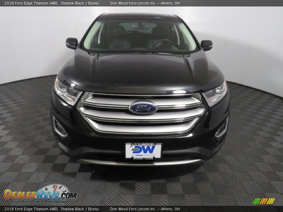 2018 Ford Edge Titanium AWD Shadow Black / Ebony Photo #4