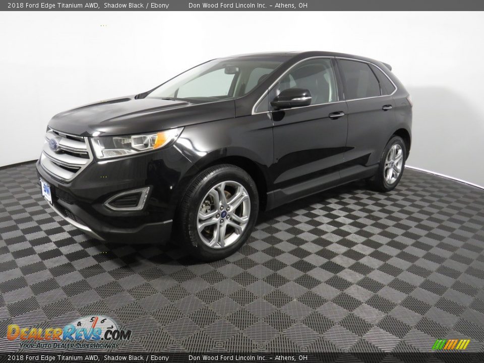 2018 Ford Edge Titanium AWD Shadow Black / Ebony Photo #7