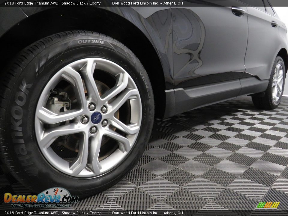2018 Ford Edge Titanium AWD Shadow Black / Ebony Photo #8
