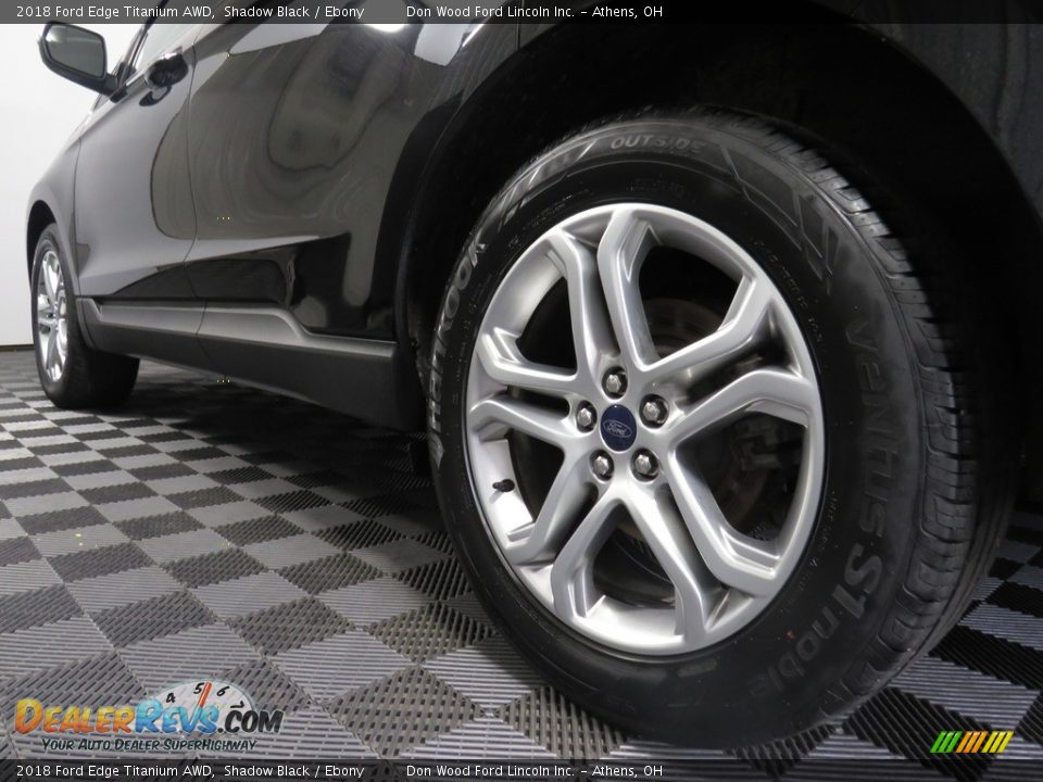 2018 Ford Edge Titanium AWD Shadow Black / Ebony Photo #10
