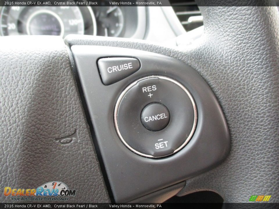 2016 Honda CR-V EX AWD Crystal Black Pearl / Black Photo #18