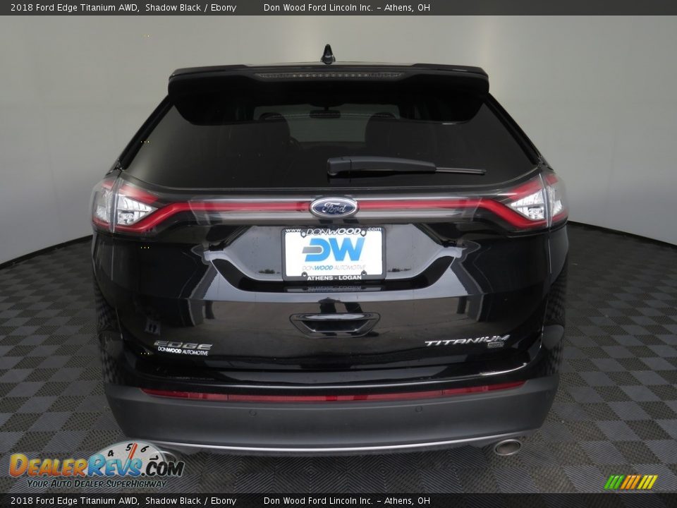 2018 Ford Edge Titanium AWD Shadow Black / Ebony Photo #11