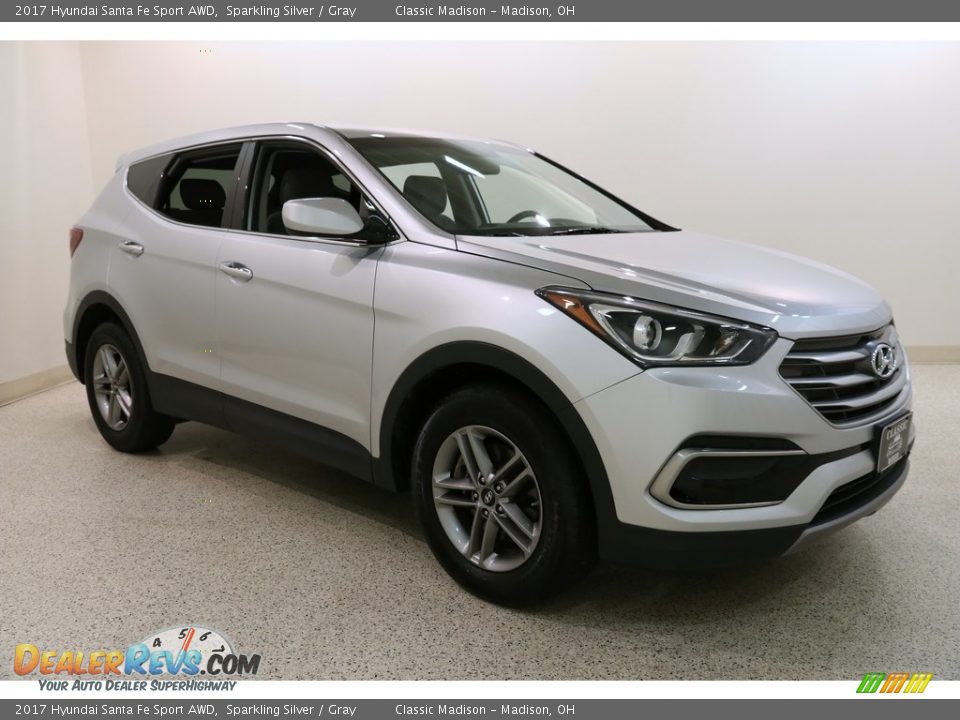 2017 Hyundai Santa Fe Sport AWD Sparkling Silver / Gray Photo #1