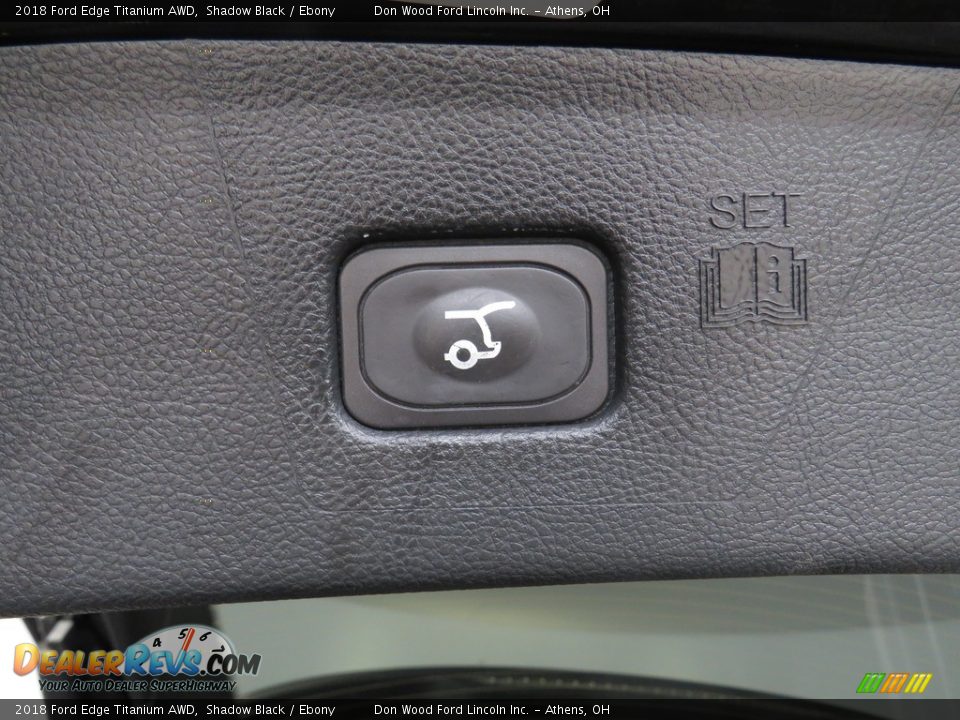 2018 Ford Edge Titanium AWD Shadow Black / Ebony Photo #15