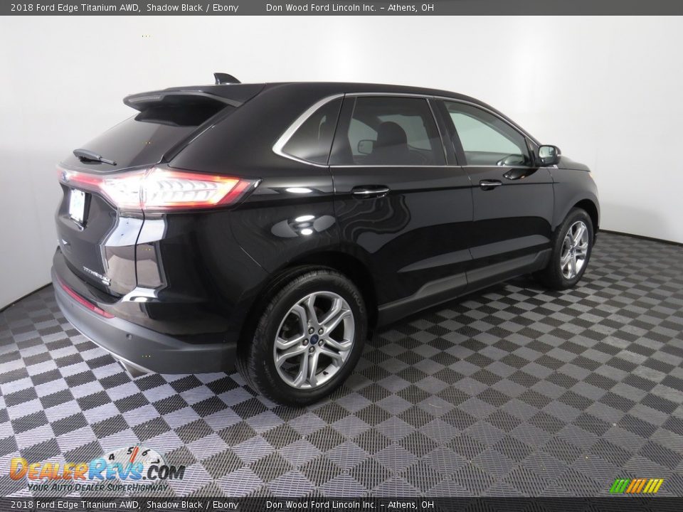 2018 Ford Edge Titanium AWD Shadow Black / Ebony Photo #16