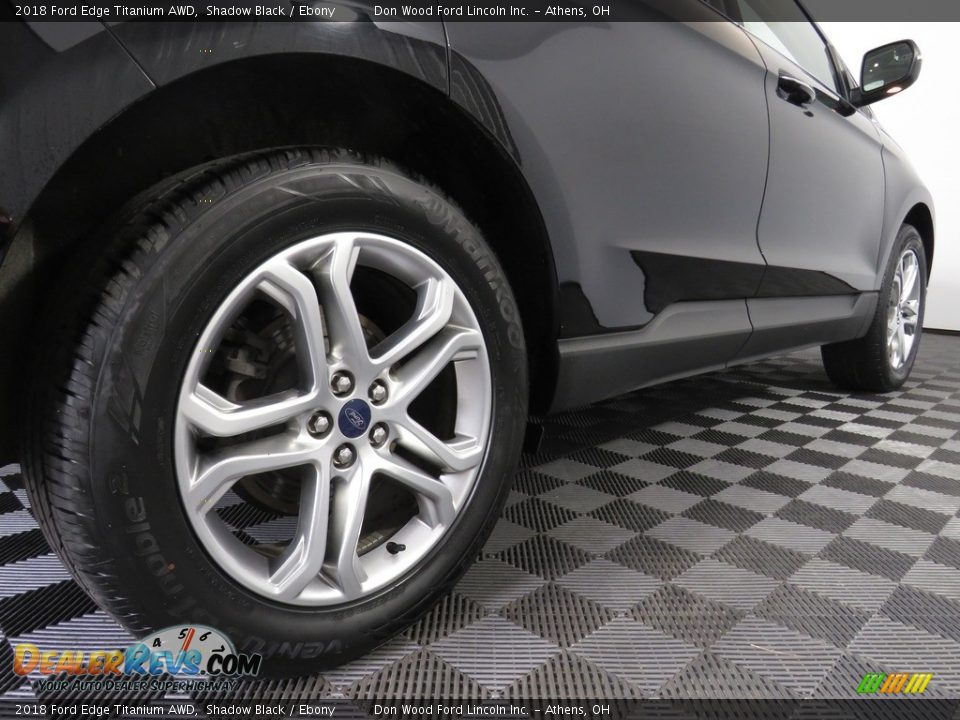 2018 Ford Edge Titanium AWD Shadow Black / Ebony Photo #17