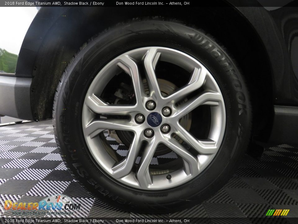 2018 Ford Edge Titanium AWD Shadow Black / Ebony Photo #18