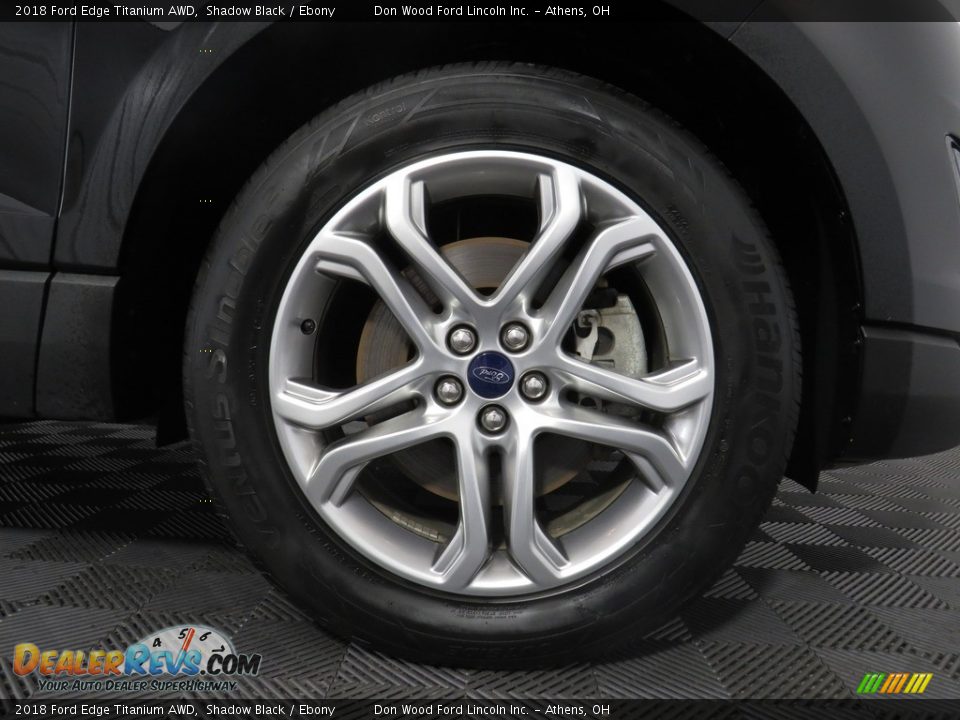 2018 Ford Edge Titanium AWD Shadow Black / Ebony Photo #19