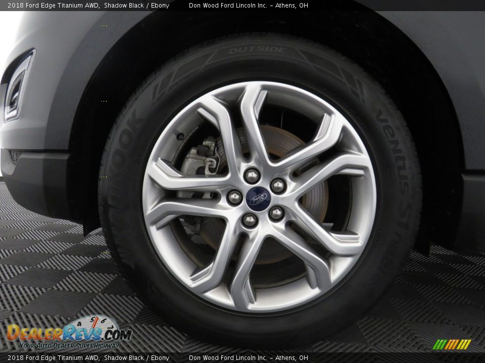 2018 Ford Edge Titanium AWD Shadow Black / Ebony Photo #20