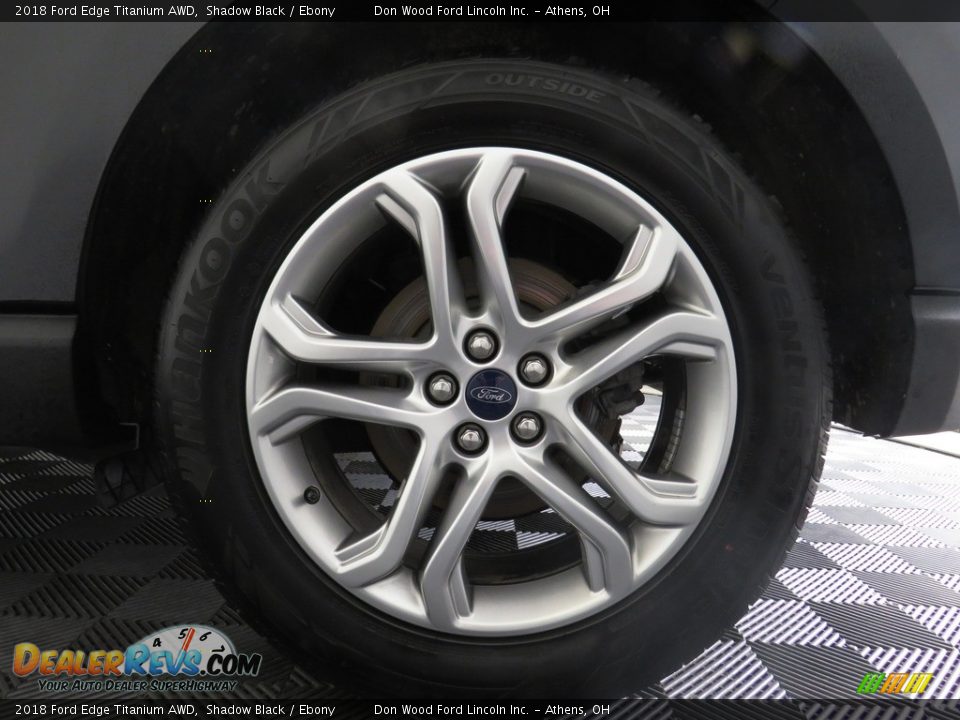 2018 Ford Edge Titanium AWD Shadow Black / Ebony Photo #21