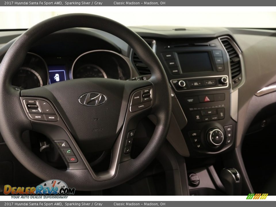 2017 Hyundai Santa Fe Sport AWD Sparkling Silver / Gray Photo #6