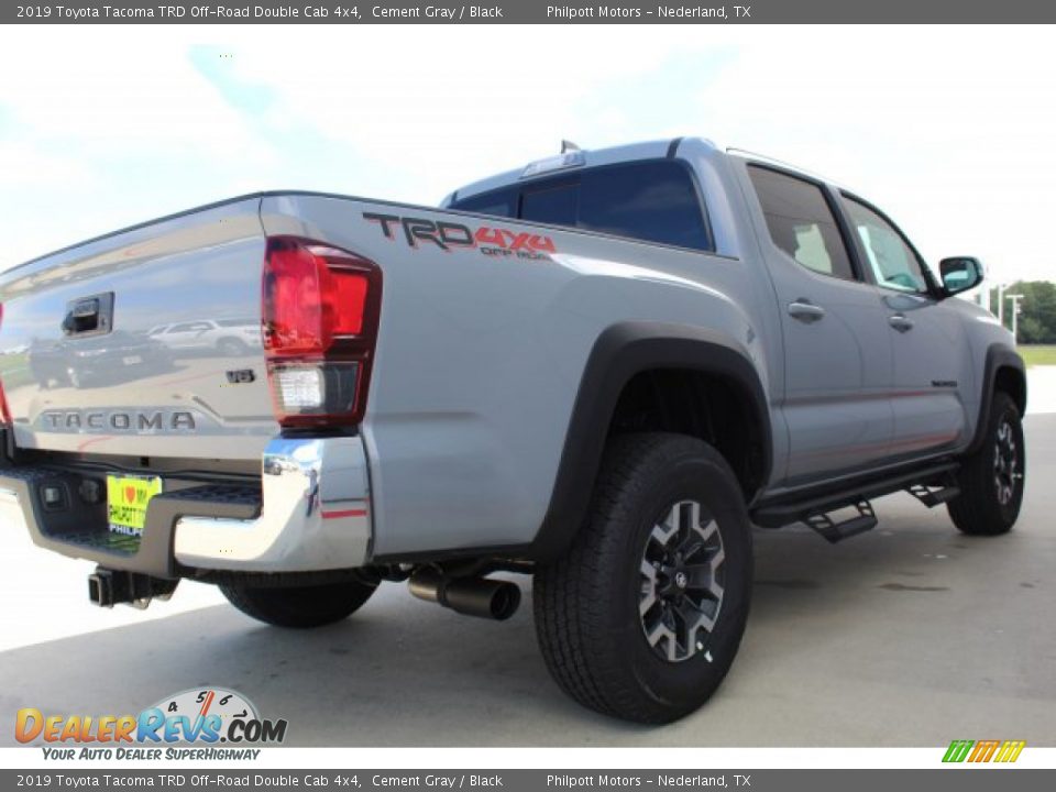 2019 Toyota Tacoma TRD Off-Road Double Cab 4x4 Cement Gray / Black Photo #8