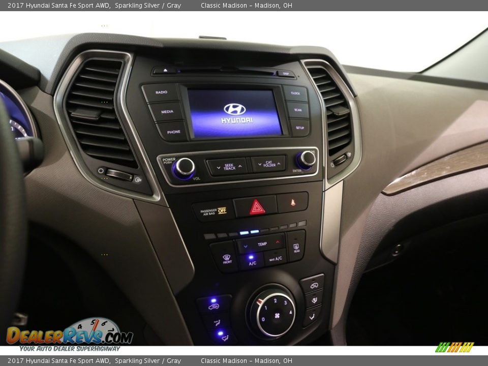 2017 Hyundai Santa Fe Sport AWD Sparkling Silver / Gray Photo #9
