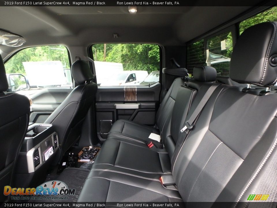Rear Seat of 2019 Ford F150 Lariat SuperCrew 4x4 Photo #12