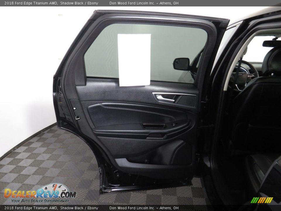 2018 Ford Edge Titanium AWD Shadow Black / Ebony Photo #26