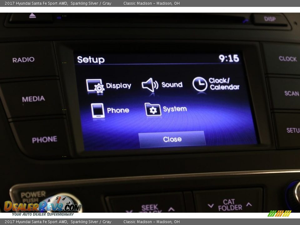 2017 Hyundai Santa Fe Sport AWD Sparkling Silver / Gray Photo #12