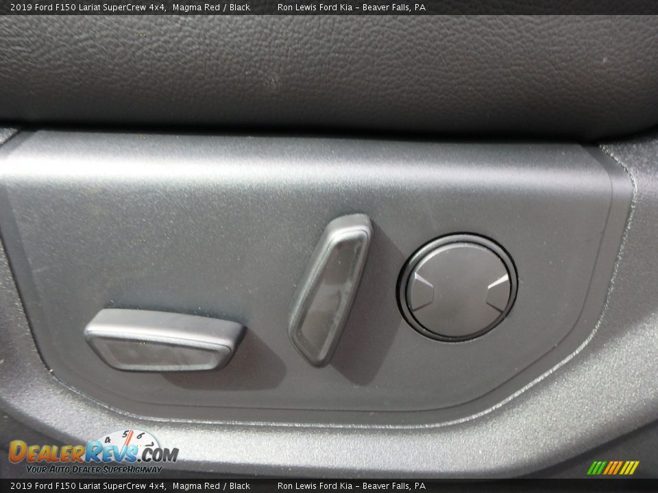 2019 Ford F150 Lariat SuperCrew 4x4 Magma Red / Black Photo #15