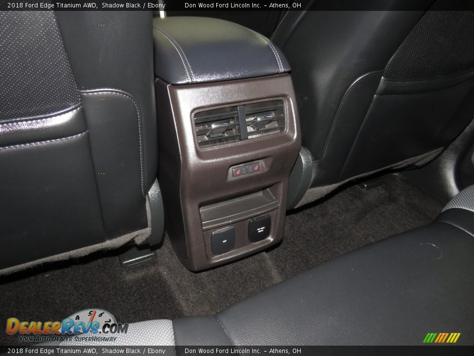 2018 Ford Edge Titanium AWD Shadow Black / Ebony Photo #28