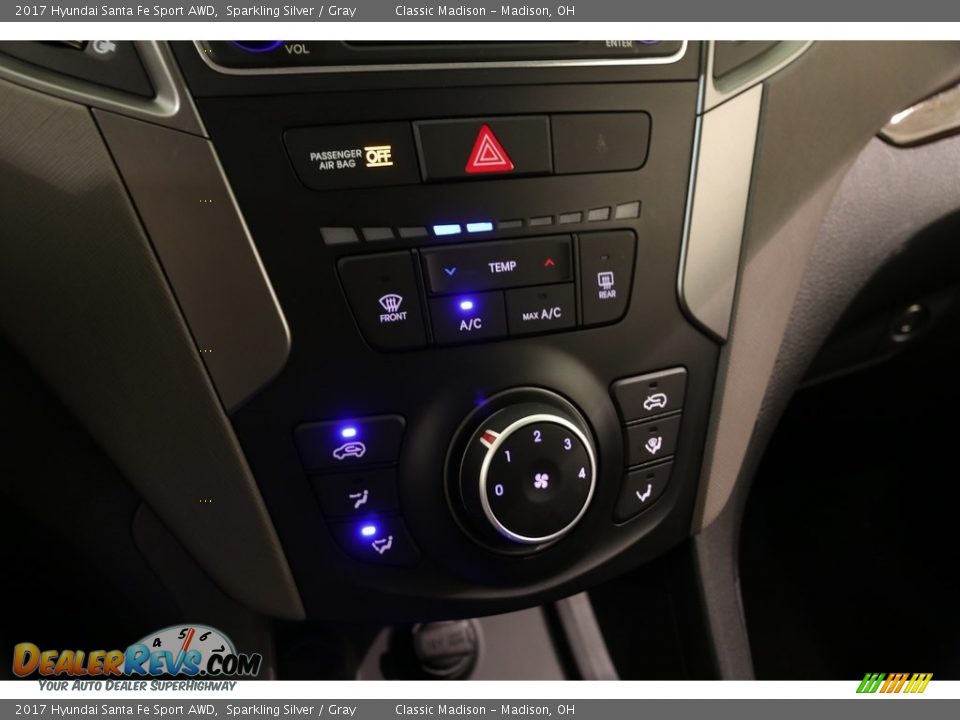 2017 Hyundai Santa Fe Sport AWD Sparkling Silver / Gray Photo #14