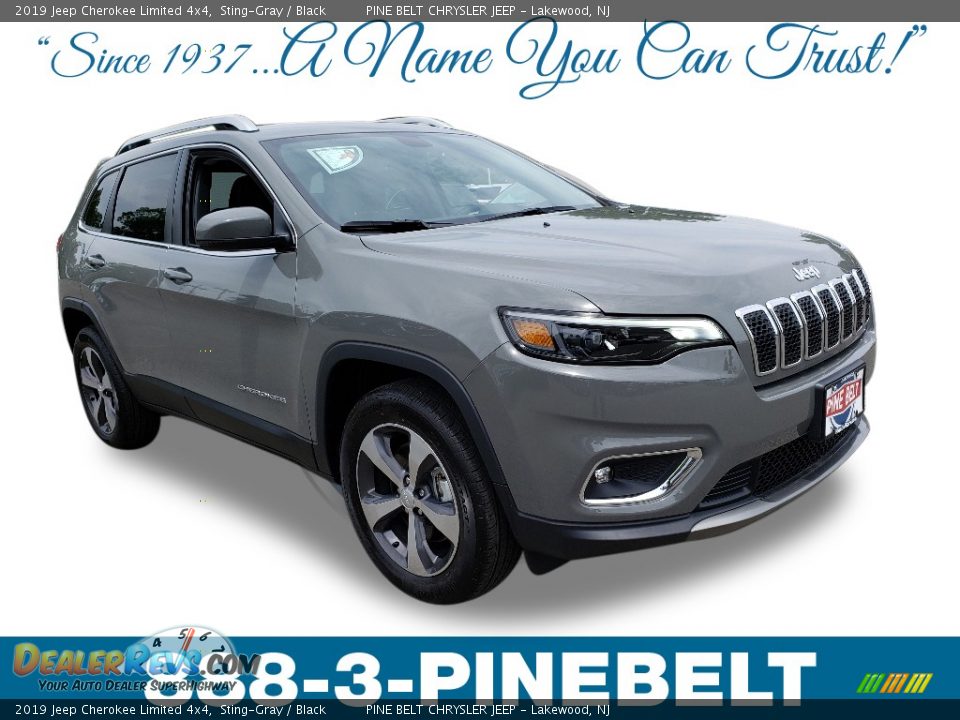 2019 Jeep Cherokee Limited 4x4 Sting-Gray / Black Photo #1