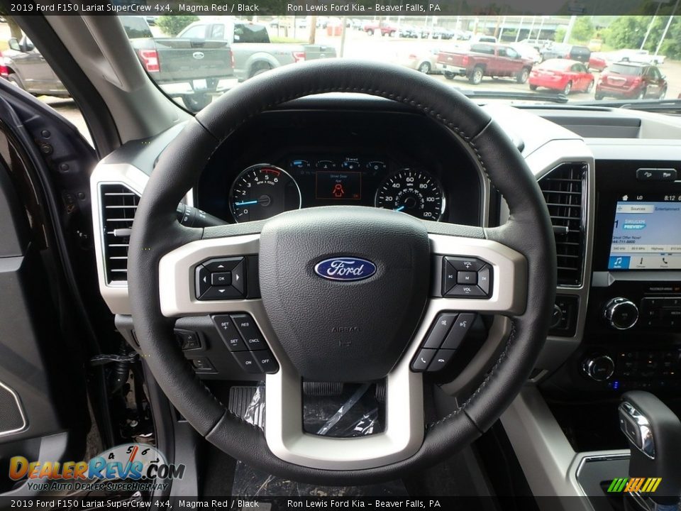 2019 Ford F150 Lariat SuperCrew 4x4 Steering Wheel Photo #16