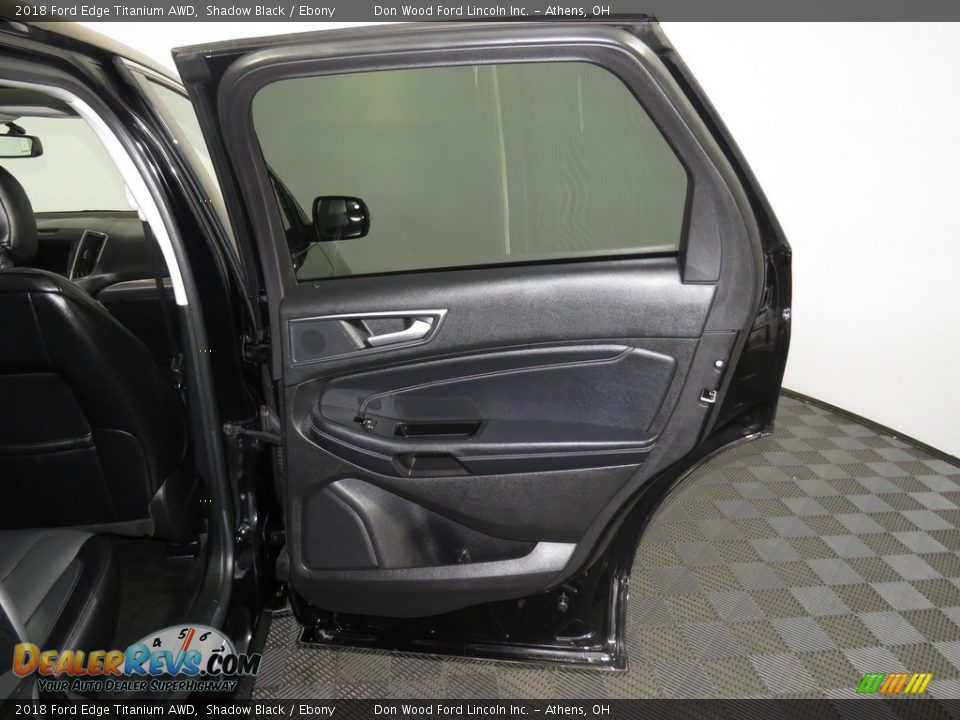 2018 Ford Edge Titanium AWD Shadow Black / Ebony Photo #29