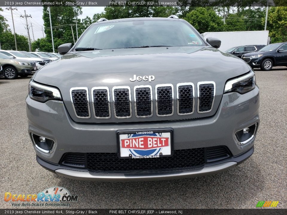 2019 Jeep Cherokee Limited 4x4 Sting-Gray / Black Photo #2