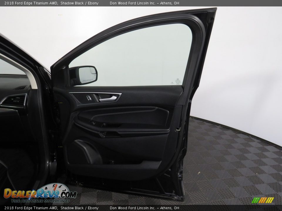 2018 Ford Edge Titanium AWD Shadow Black / Ebony Photo #31