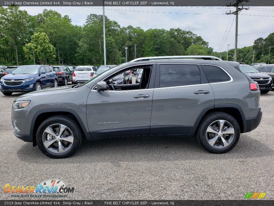 2019 Jeep Cherokee Limited 4x4 Sting-Gray / Black Photo #3