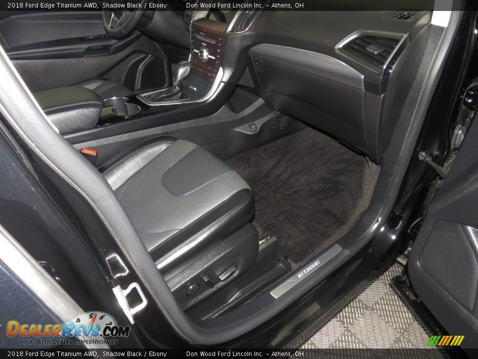 2018 Ford Edge Titanium AWD Shadow Black / Ebony Photo #32