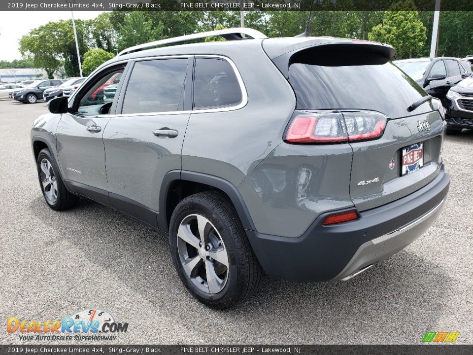 2019 Jeep Cherokee Limited 4x4 Sting-Gray / Black Photo #4