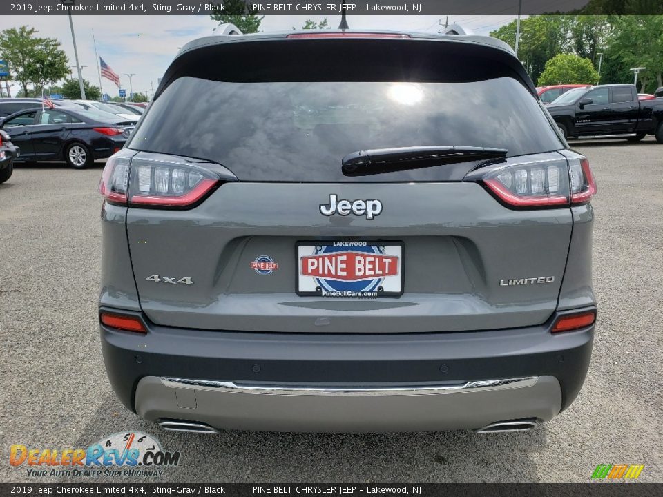 2019 Jeep Cherokee Limited 4x4 Sting-Gray / Black Photo #5