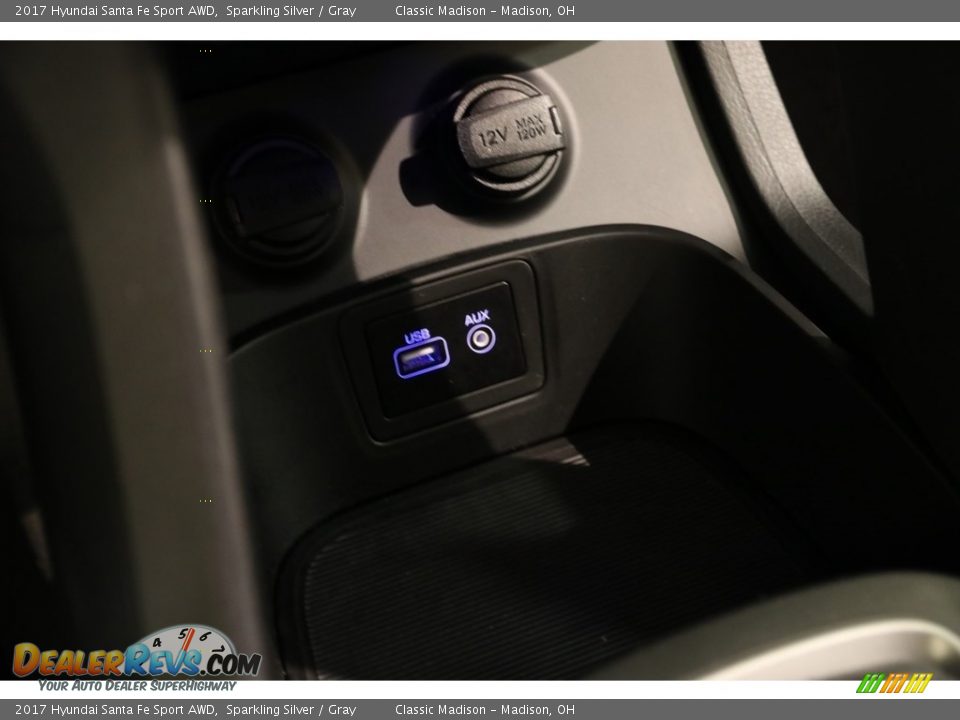 2017 Hyundai Santa Fe Sport AWD Sparkling Silver / Gray Photo #16
