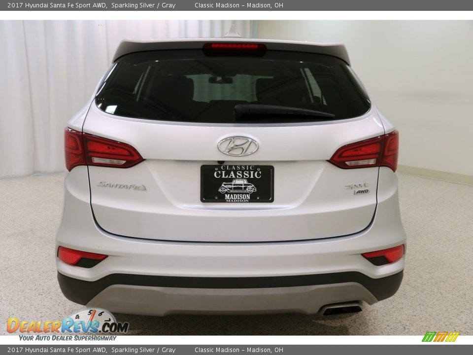 2017 Hyundai Santa Fe Sport AWD Sparkling Silver / Gray Photo #20