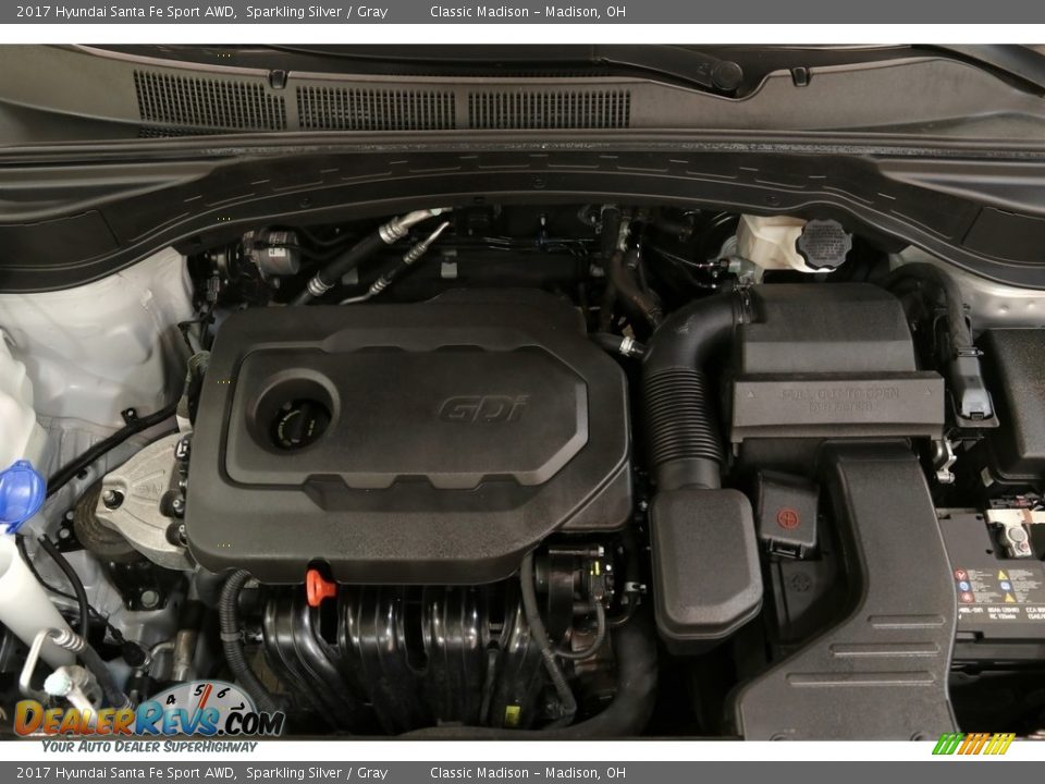 2017 Hyundai Santa Fe Sport AWD Sparkling Silver / Gray Photo #21