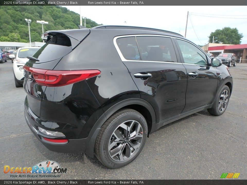 2020 Kia Sportage EX AWD Black Cherry / Black Photo #2