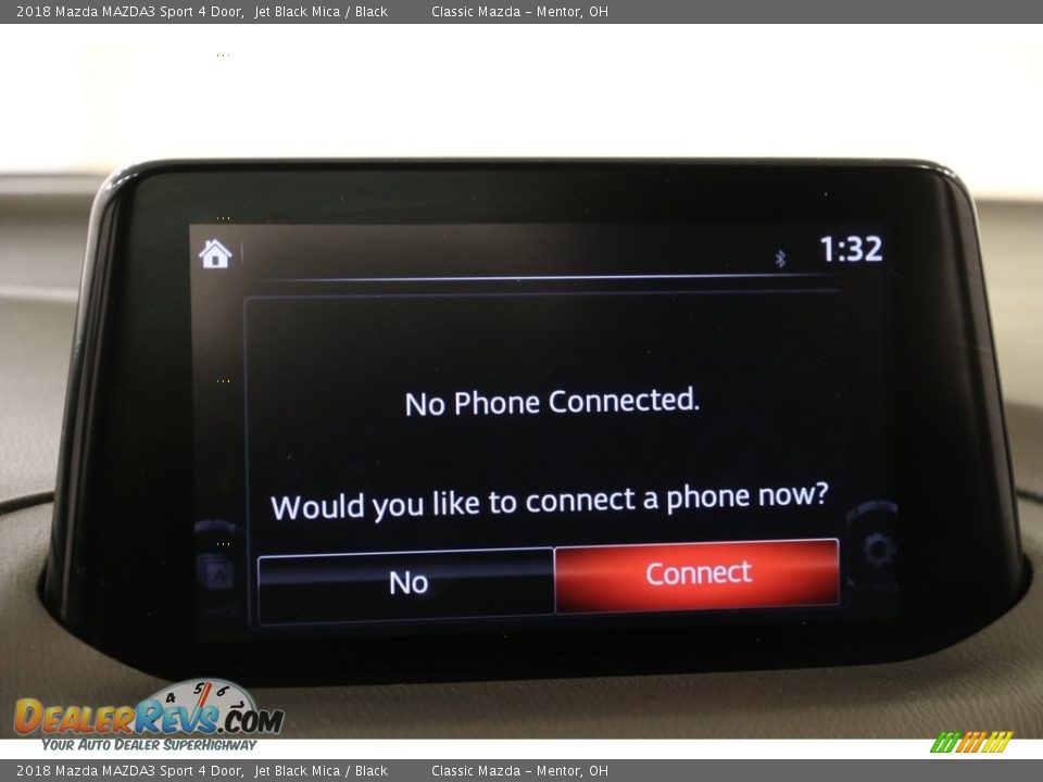 2018 Mazda MAZDA3 Sport 4 Door Jet Black Mica / Black Photo #11