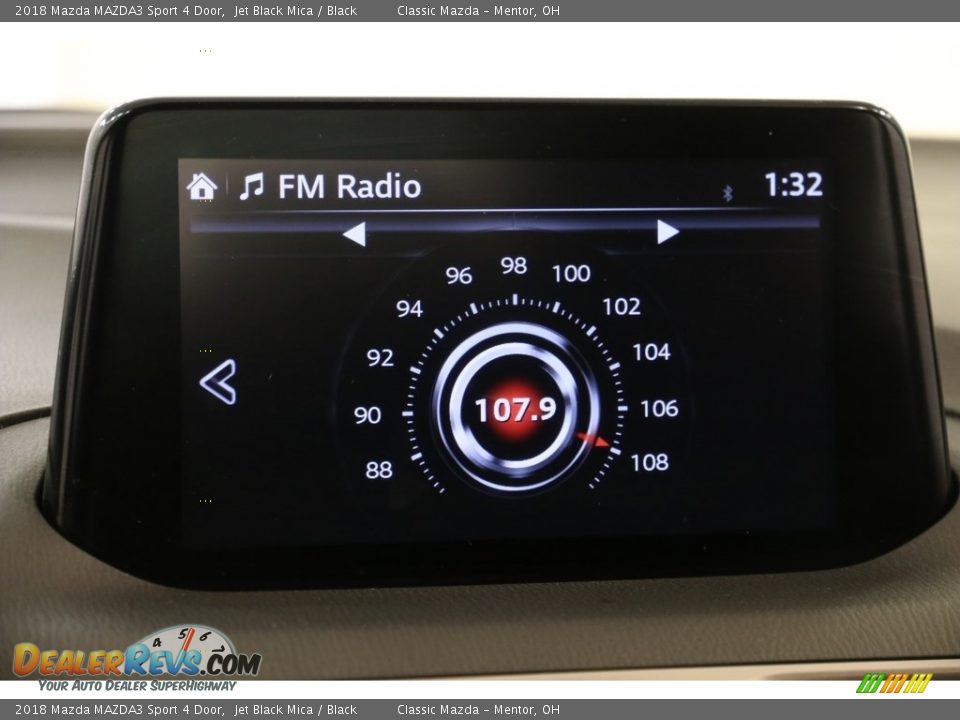 2018 Mazda MAZDA3 Sport 4 Door Jet Black Mica / Black Photo #12