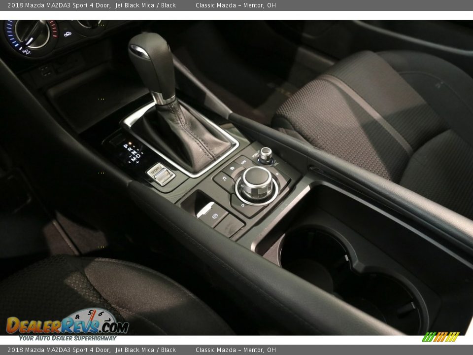 2018 Mazda MAZDA3 Sport 4 Door Jet Black Mica / Black Photo #14
