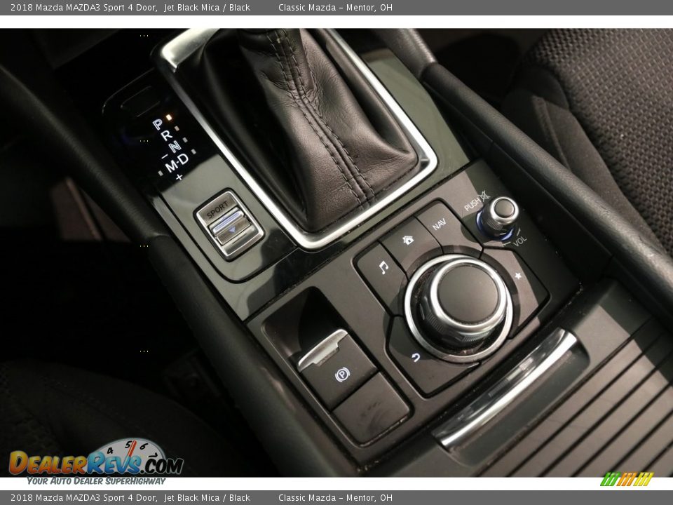2018 Mazda MAZDA3 Sport 4 Door Jet Black Mica / Black Photo #15