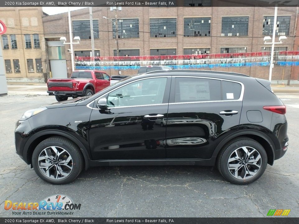 Black Cherry 2020 Kia Sportage EX AWD Photo #6