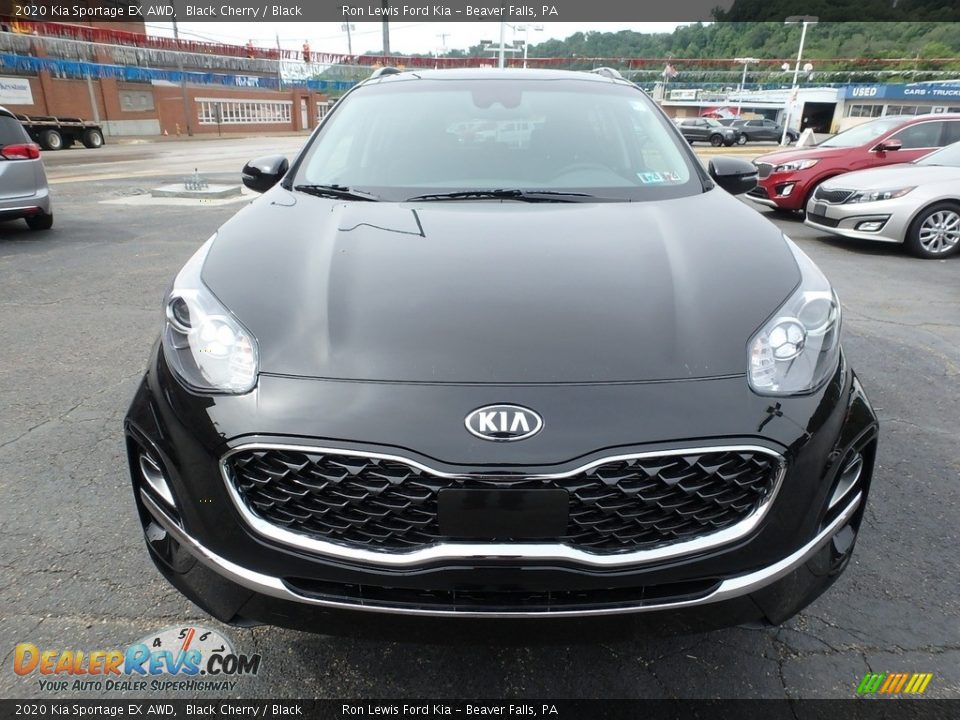 2020 Kia Sportage EX AWD Black Cherry / Black Photo #8