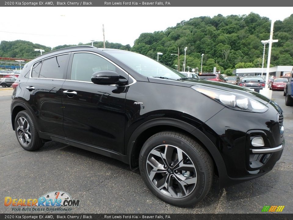 Black Cherry 2020 Kia Sportage EX AWD Photo #9