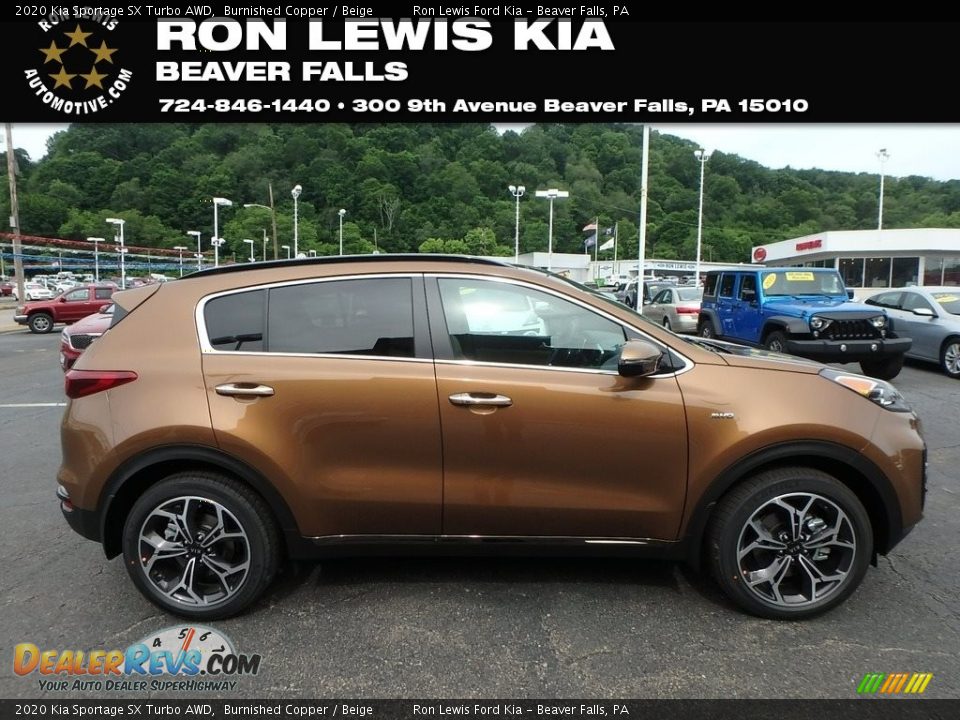 2020 Kia Sportage SX Turbo AWD Burnished Copper / Beige Photo #1